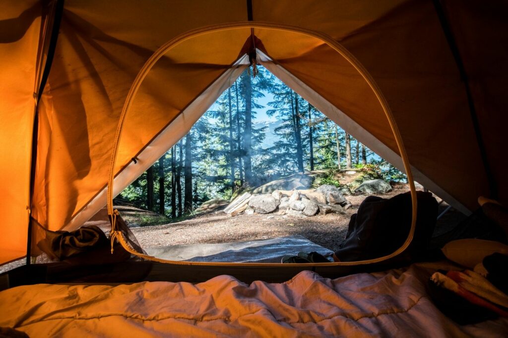 Camping in the Wye Valley